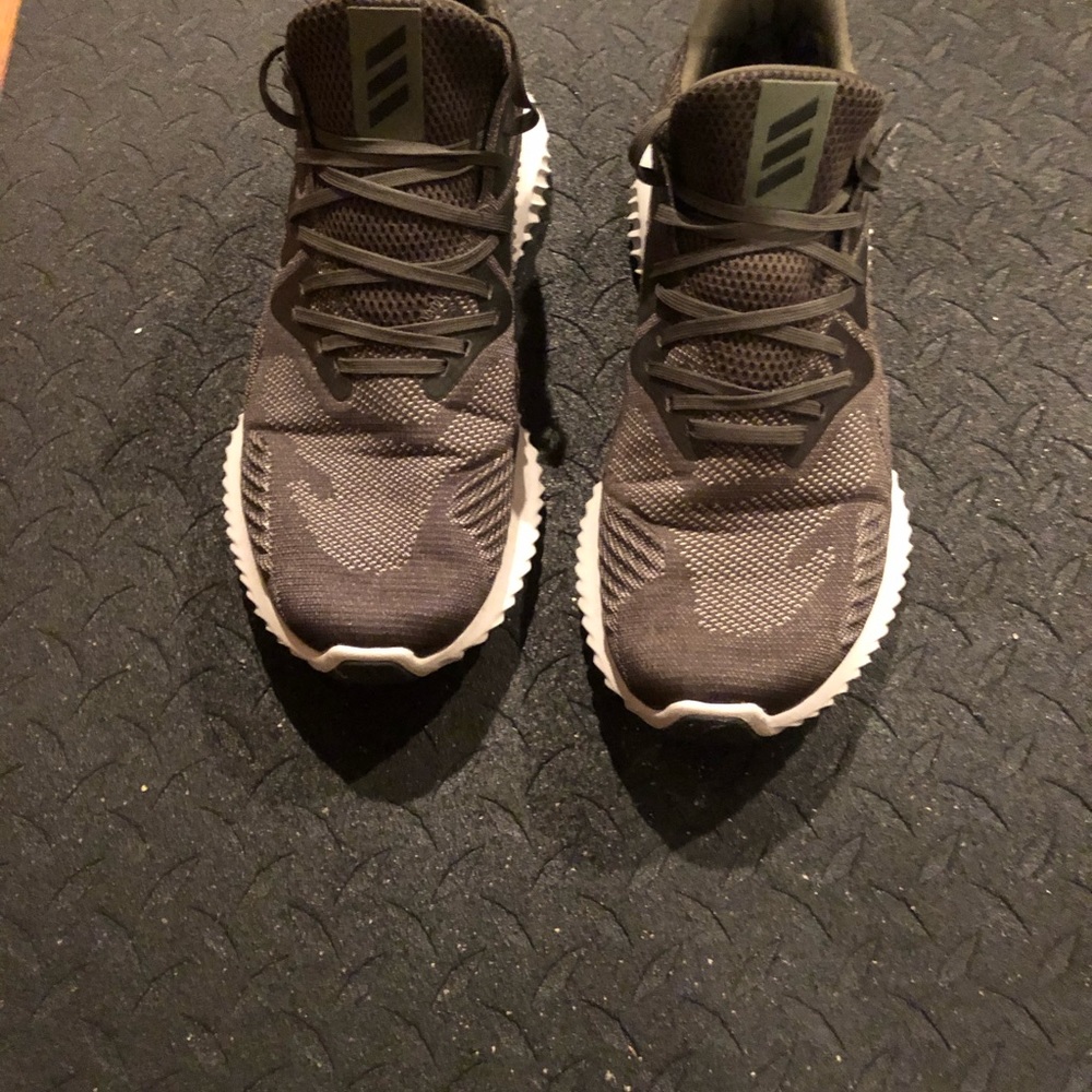 Adidas Alphabounce running shoes.